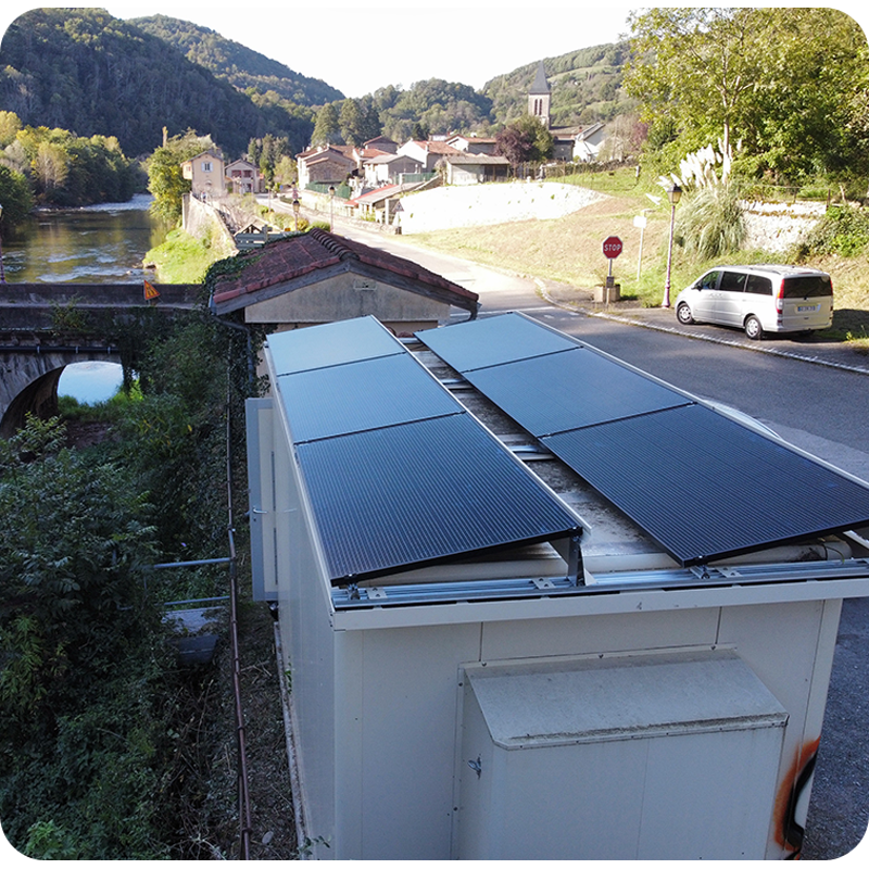 Solarization OCN technical room in France